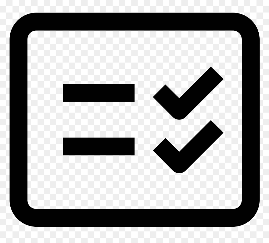 Report Card Icon, HD Png Download - checkbox png