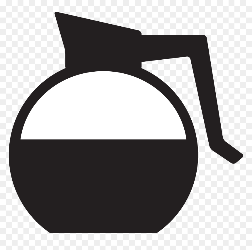 Drip Coffee Carafe Clip Arts - Free Coffee Pot Clip Art, HD Png Download - drip png
