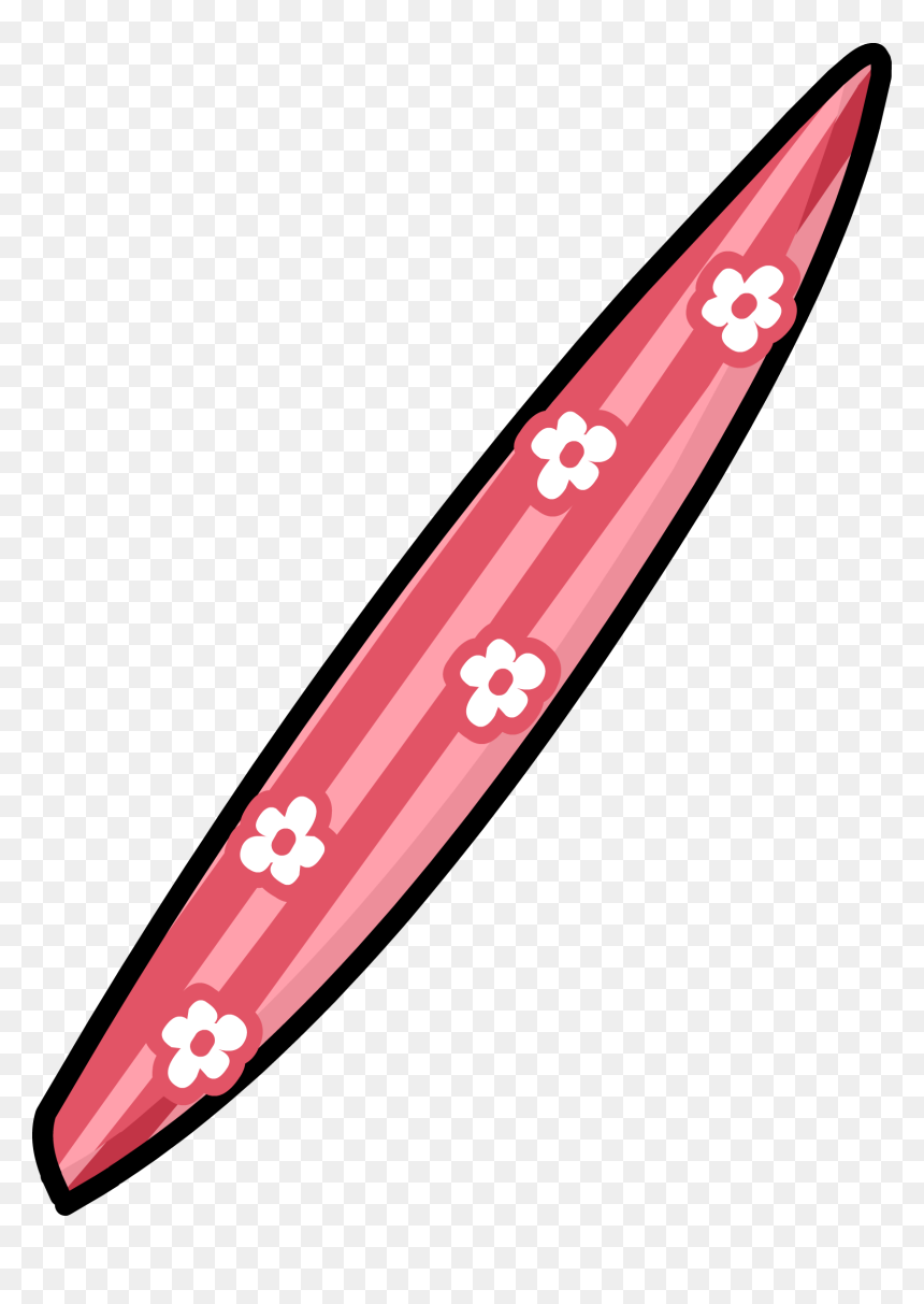 Club Penguin Rewritten Wiki - Club Penguin Surf Board, HD Png Download - surfboard png