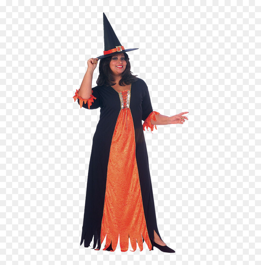 Halloween Witch Costume Png - Woman Witch Costume Png, Transparent Png - witch png