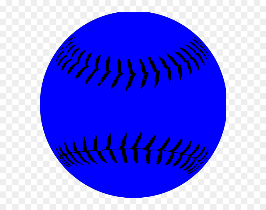 Blue Softball Png Icons - Sphere, Transparent Png - softball png