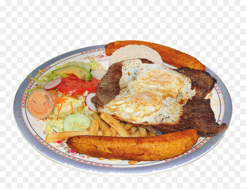 Full Breakfast Food Dish Lunch - Desayuno Png, Transparent Png - breakfast png
