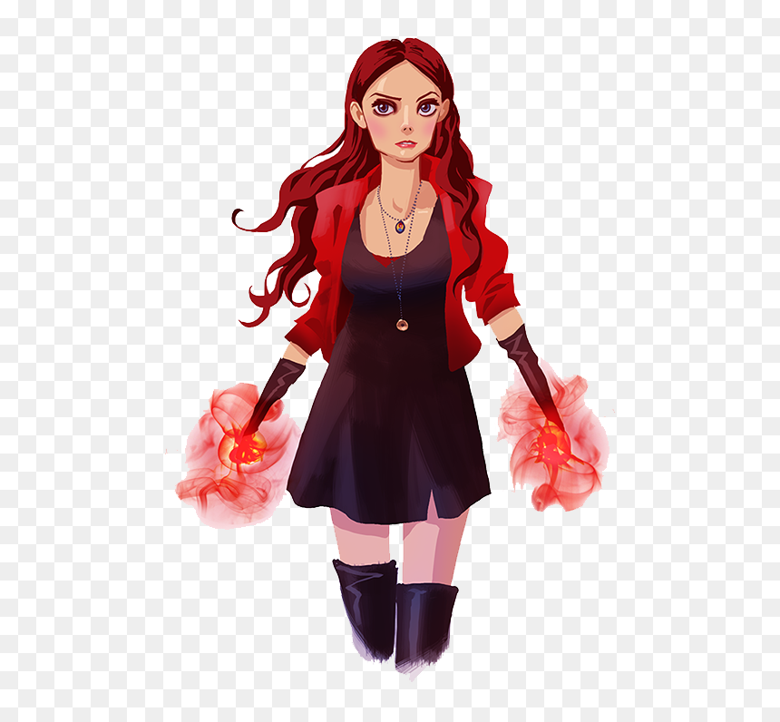 Scarlet Witch Png Hd - Scarlet Witch Art Transparent, Png Download - witch png