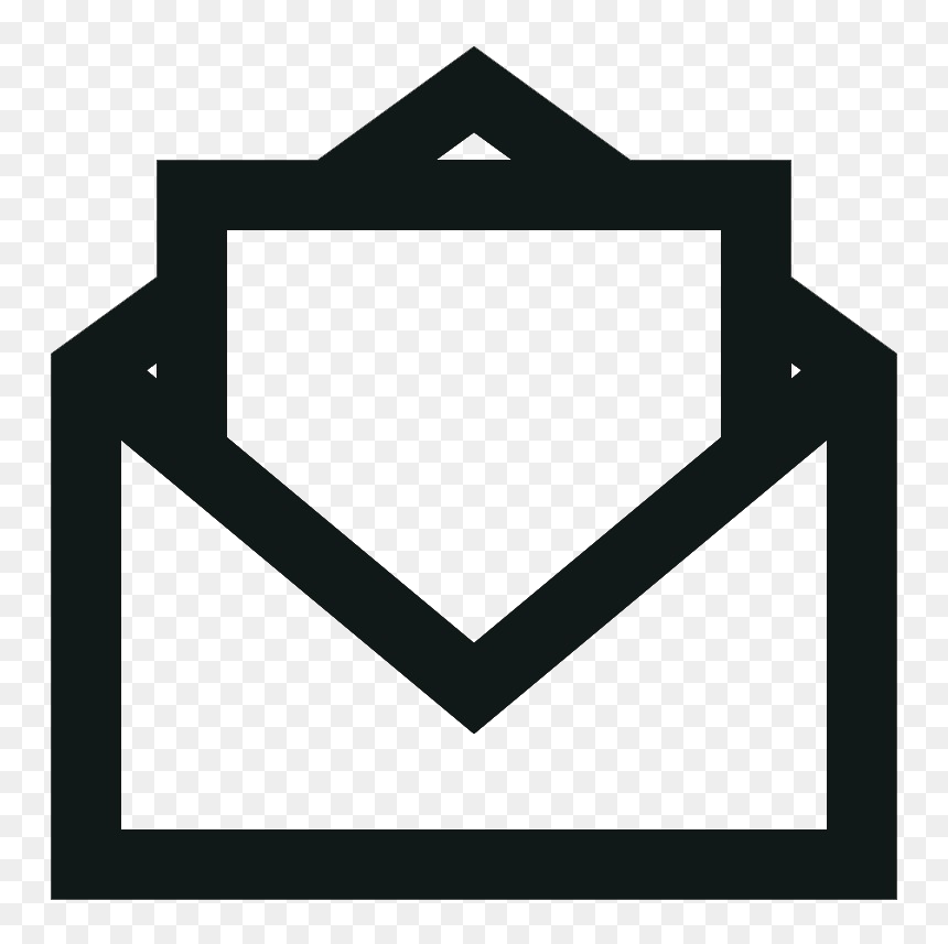 Toicon Icon Lines And Angles Open - Mail Vector Png, Transparent Png - mail png