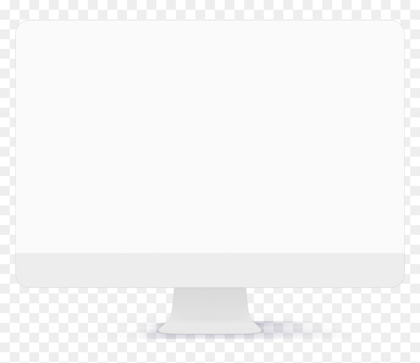 Thumb Image - Computer Monitor, HD Png Download - white rectangle png