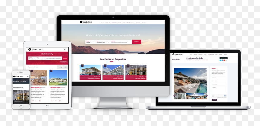 Flex For Estate Agencies - Website, HD Png Download - website png