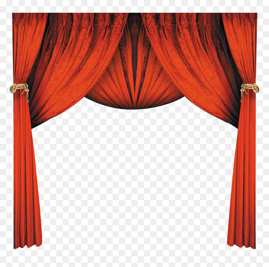 Transparent Red Curtain Png - 幕布 素材, Png Download - curtain png