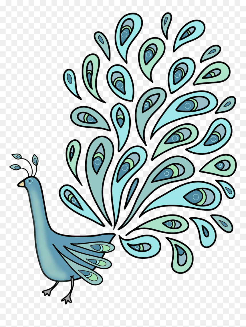 Single Peacock Feathers Png Download - Peafowl, Transparent Png - feathers png