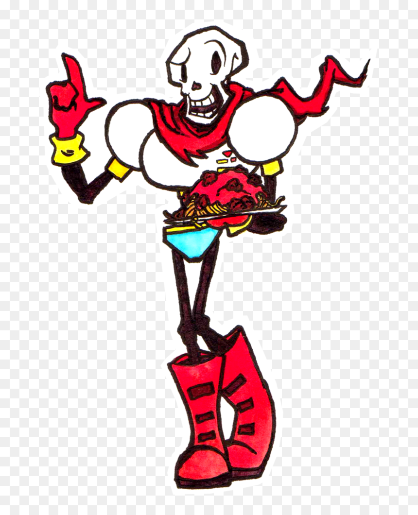 Transparent Papyrus Clipart - Anime Undertale Papyrus Transparent, HD Png Download - undertale png