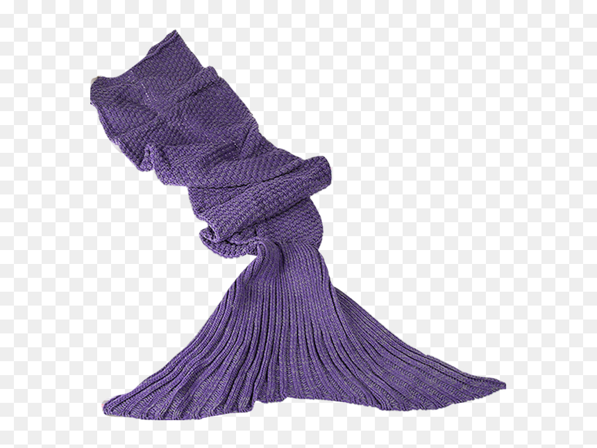 Mermaid Blanket Png - Gebreide Zeemeermin Deken Volwassenen 180 Cm, Transparent Png - mermaid tail png