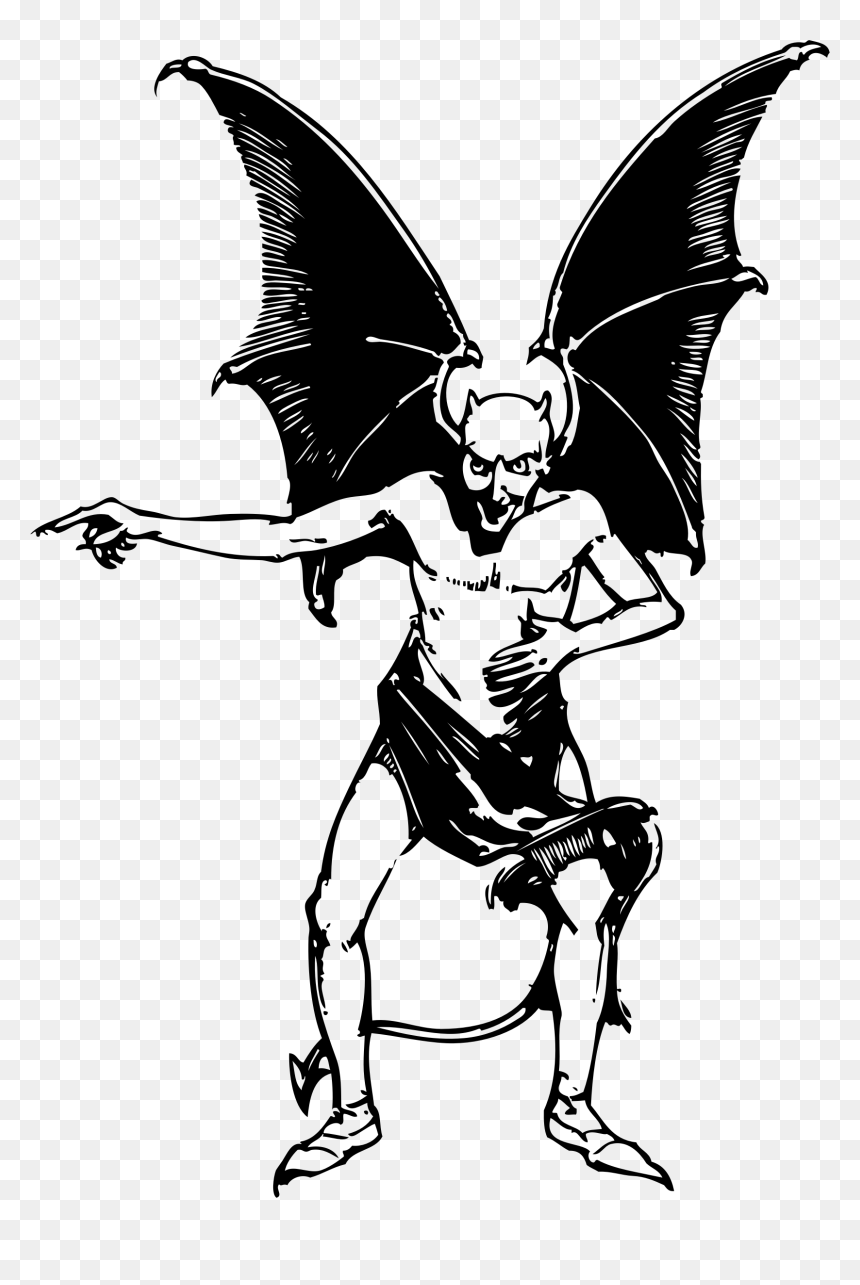 Pointing Devil Clip Arts - Devil Clip Art, HD Png Download - devil png