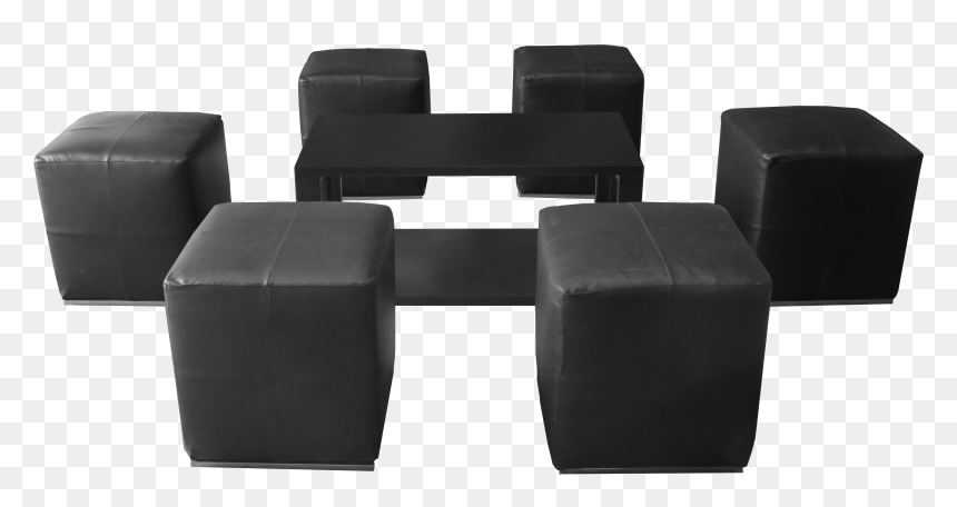 Devon Black With Roma Square Black 1 1 - Chair, HD Png Download - black rectangle png