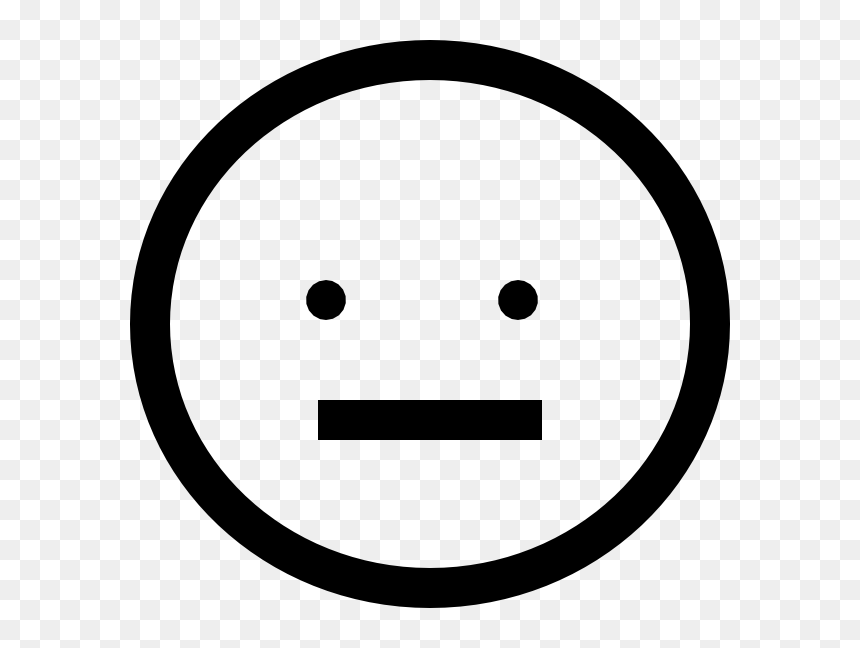 Smile So So Black Clip Art At Clker Com Vector Clip - Circle, HD Png Download - angry emoji png