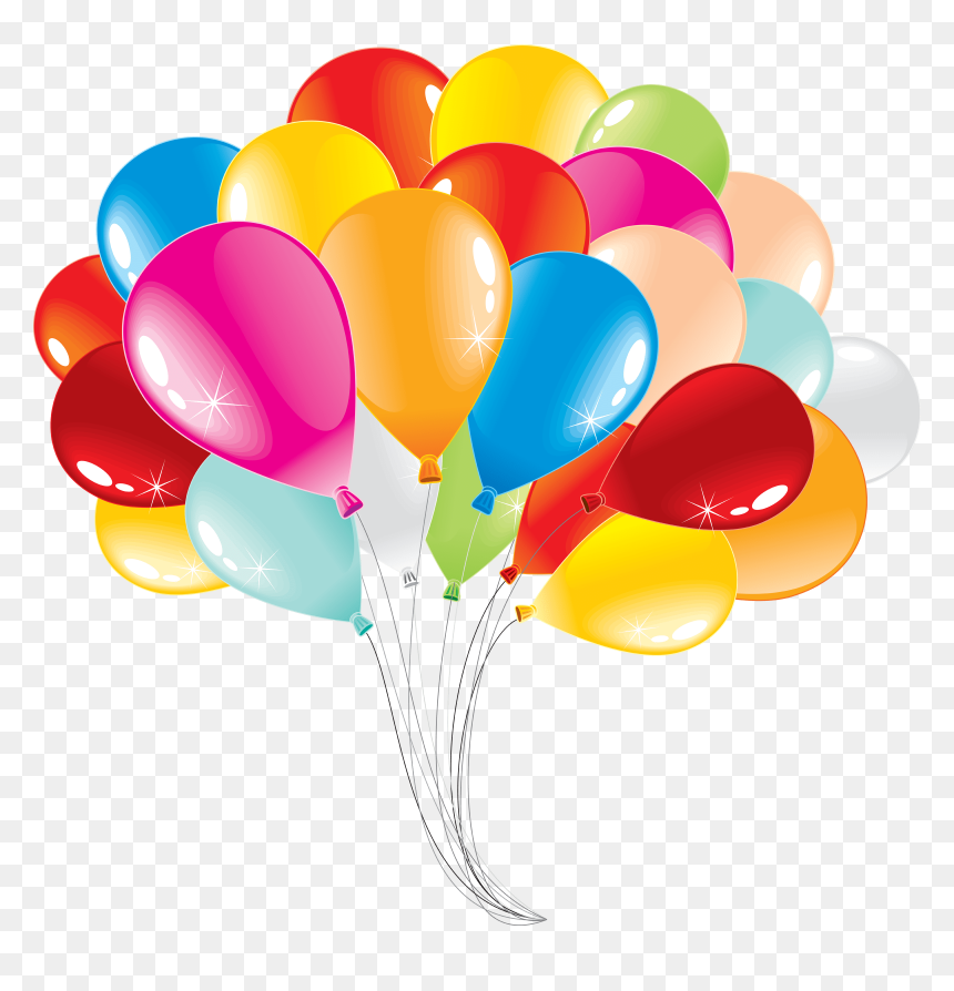 Picsart Bouquet De Globos Png Free Download - Imagenes De Globos De Aniversario, Transparent Png - globos png