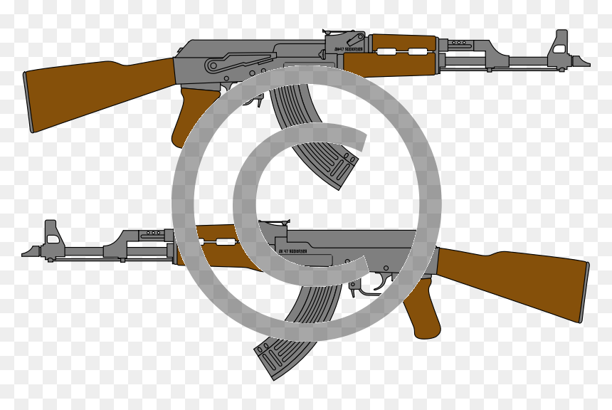 Ak47 Drawing Png, Transparent Png - ak 47 png