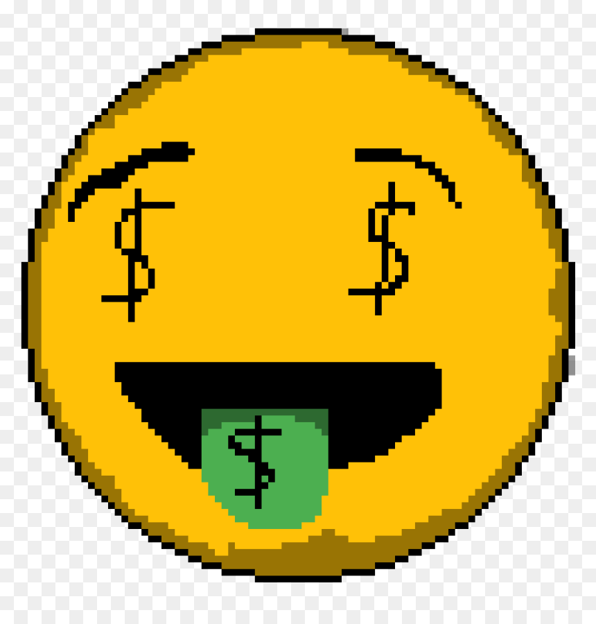 Money , Png Download - Terraria King Slime Pixel Art, Transparent Png - money emoji png