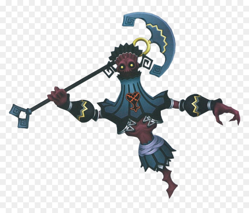 Grim Reaper Khii - Heartless Kingdom Hearts Boss, HD Png Download - grim reaper png