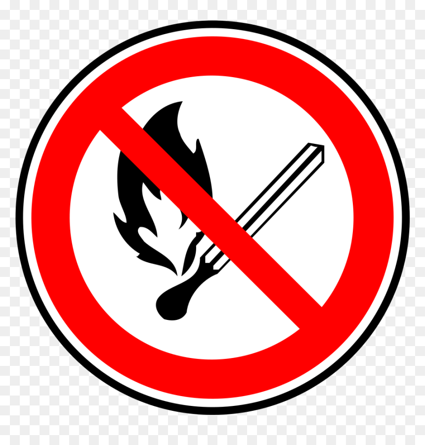 No Fire Or Flames Allowed Svg Clip Arts, HD Png Download - fire icon png
