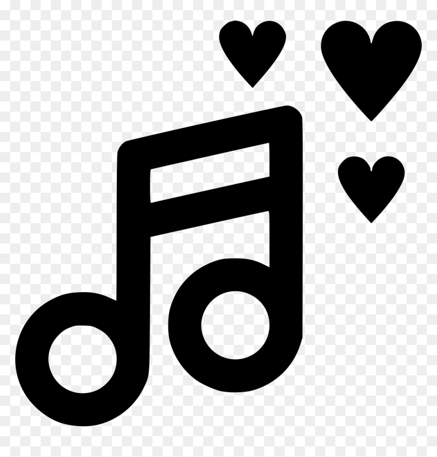 Svg Love Music - Love Music Icon Png, Transparent Png - music icon png