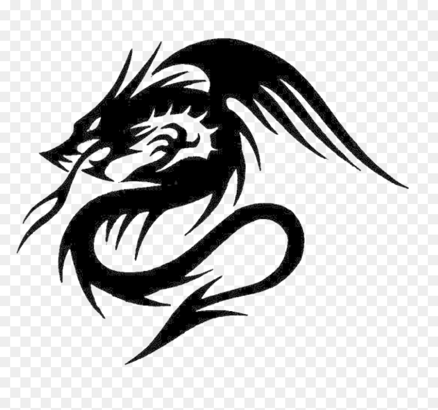 Tattoo Clipart Man Png - Dragon Tattoo Png, Transparent Png - tribal png