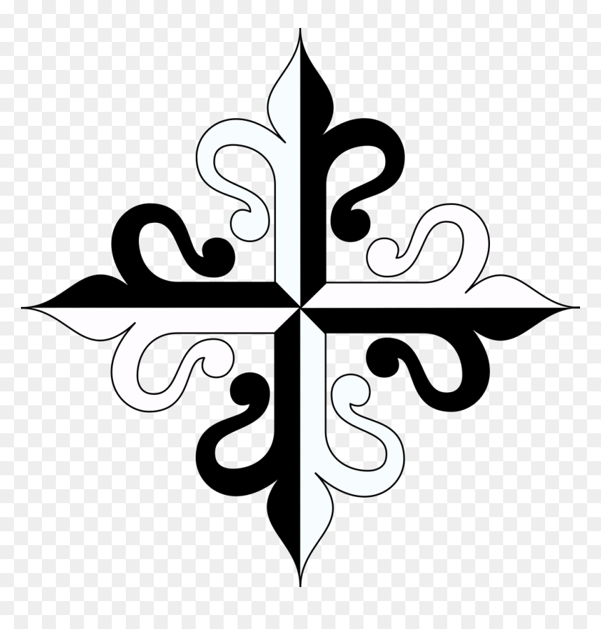 Cruz De La Orden Militia Jesu Christi - Order Of The Militia Of Jesus Christ, HD Png Download - cruz png