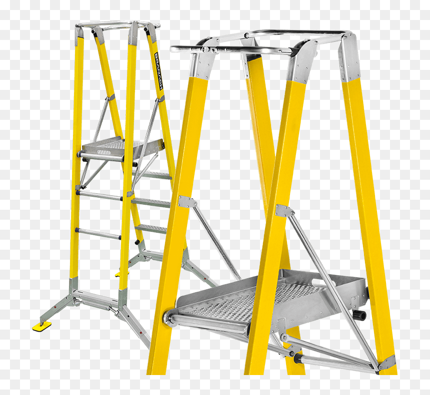 Branach Ladder - Escaleras Con Plataformas De Trabajo, HD Png Download - ladder png