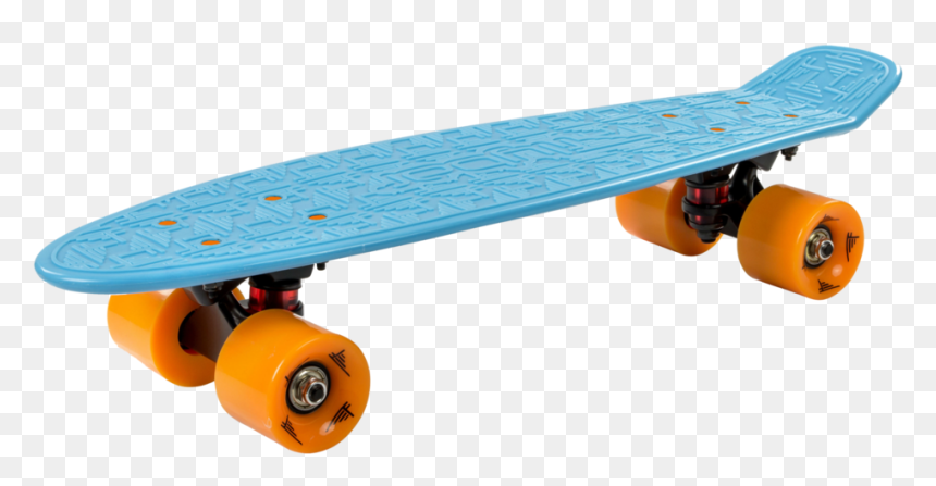 22 - Mini Skateboard Blue And Orange, HD Png Download - skateboard png