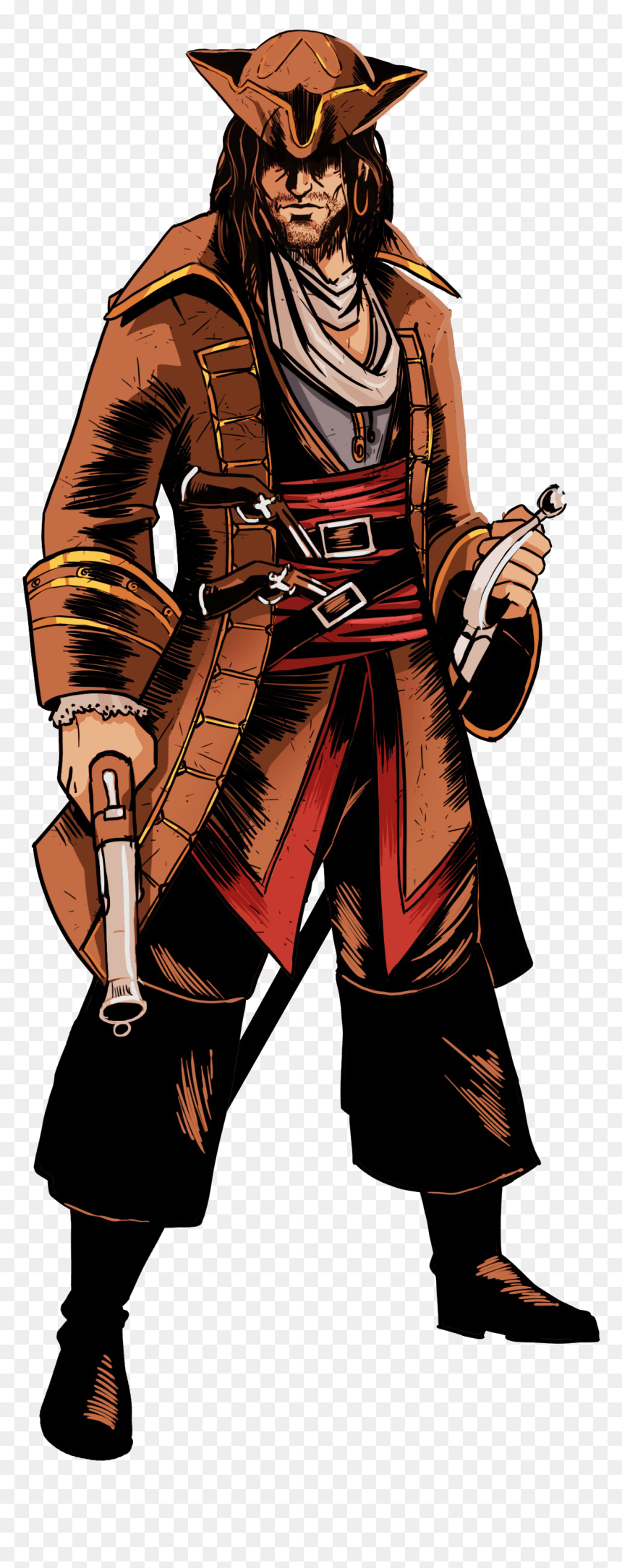 Pirate - Assassin's Creed Pirates Alonzo, HD Png Download - pirate png