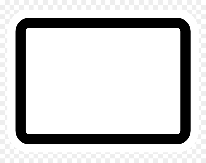 Clip Art, HD Png Download - black frame png