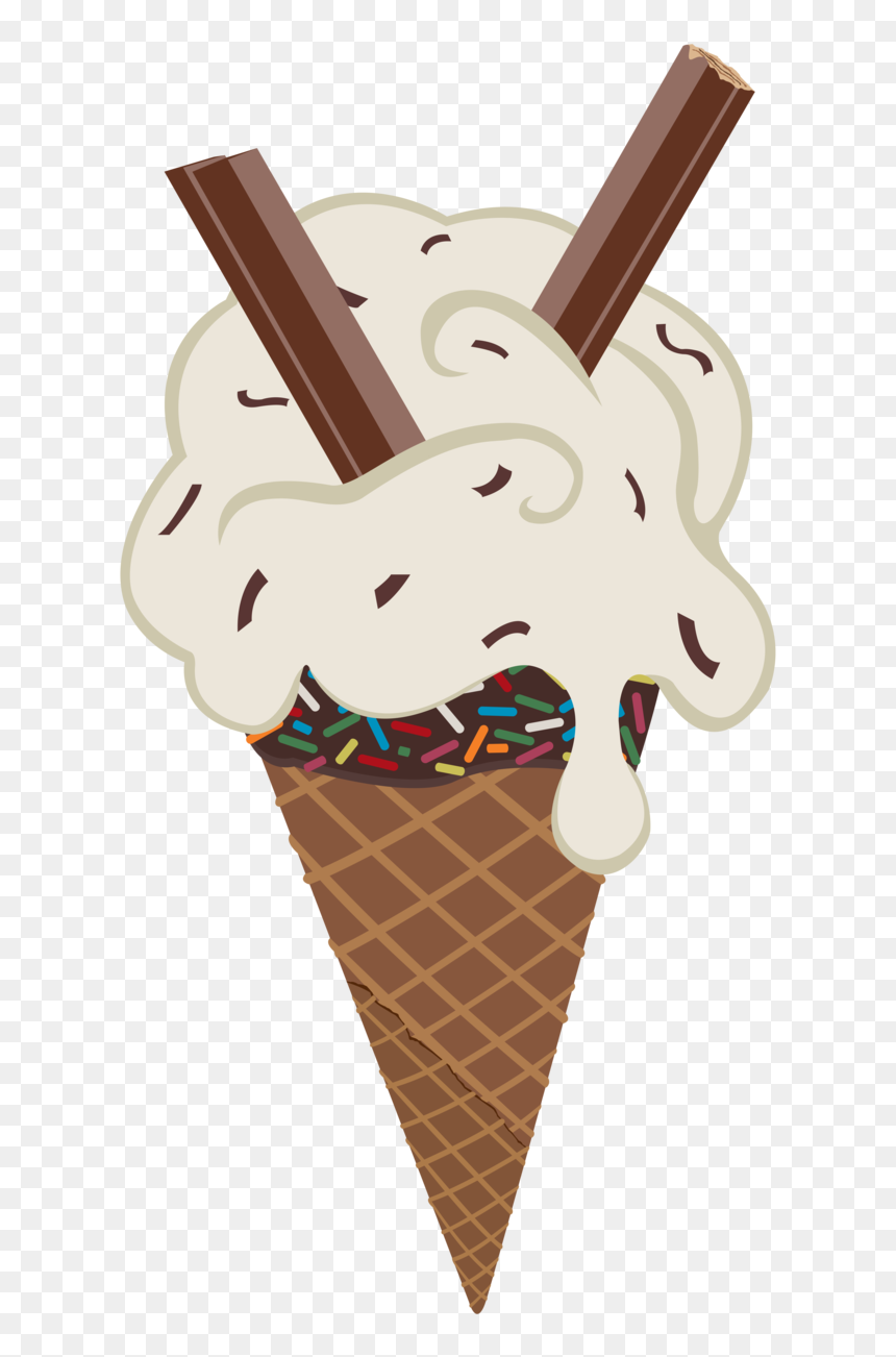 Ice Cream Cone Cm By Arctickiwi On Clipart Library - Ice Cream Mlp, HD Png Download - ice cream cone png