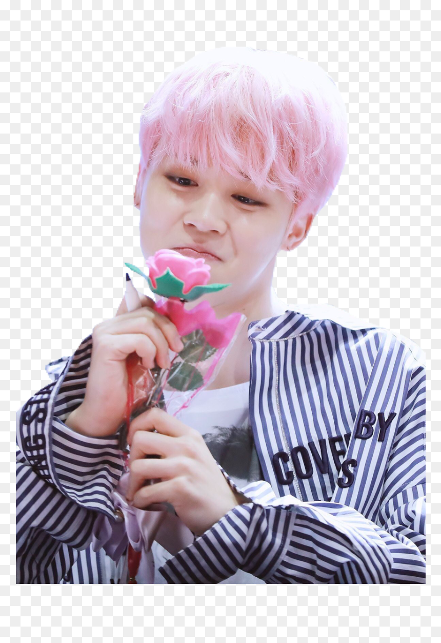 Jimin Pink Hair - Jimin Cute Pink Hair, HD Png Download - jimin png