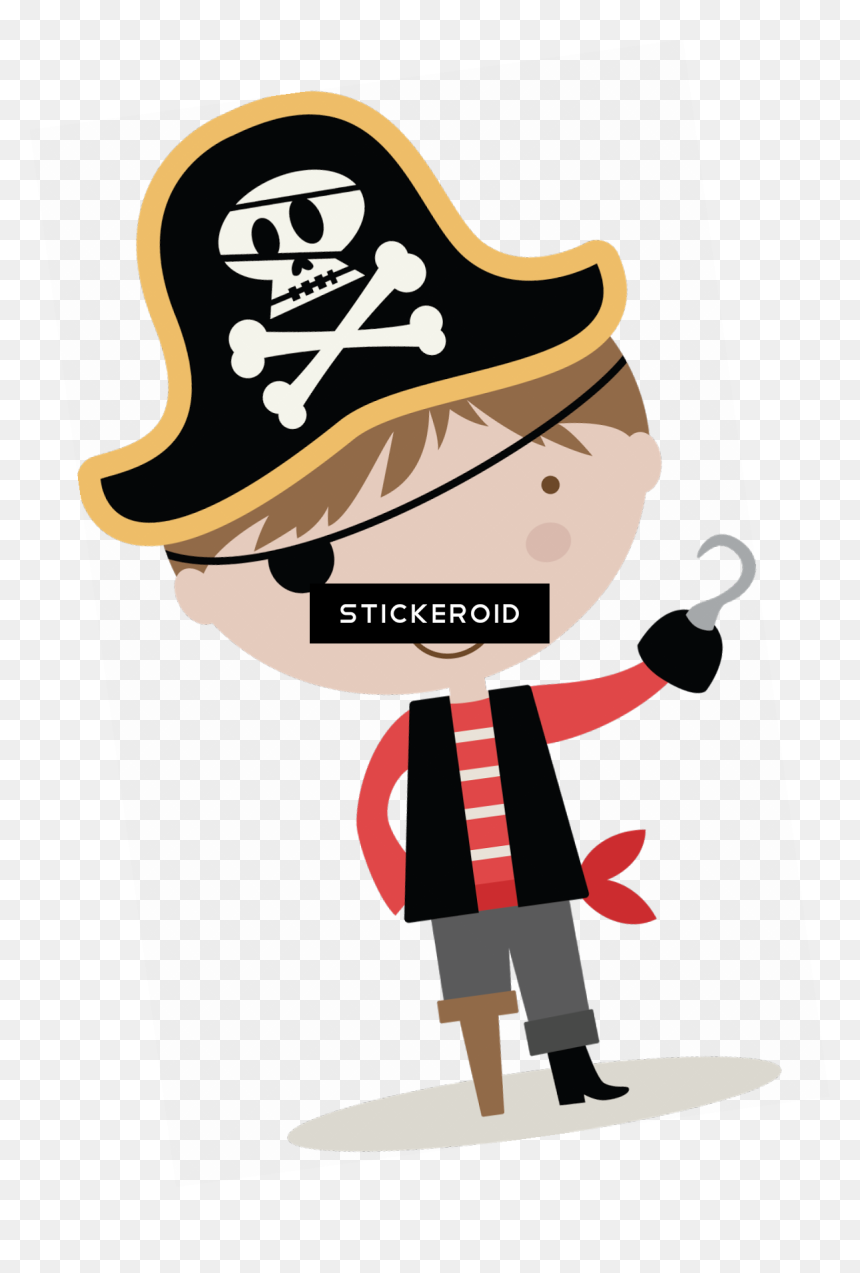 Pirate Flag People - Transparent Background Pirate Clip Art, HD Png Download - pirate png