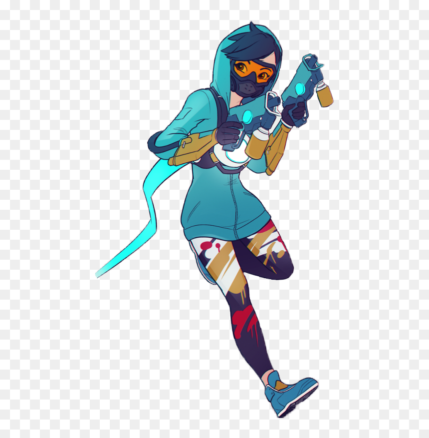 Graffiti Tracer Clipart , Png Download - Overwatch Graffiti Tracer Pang, Transparent Png - tracer png