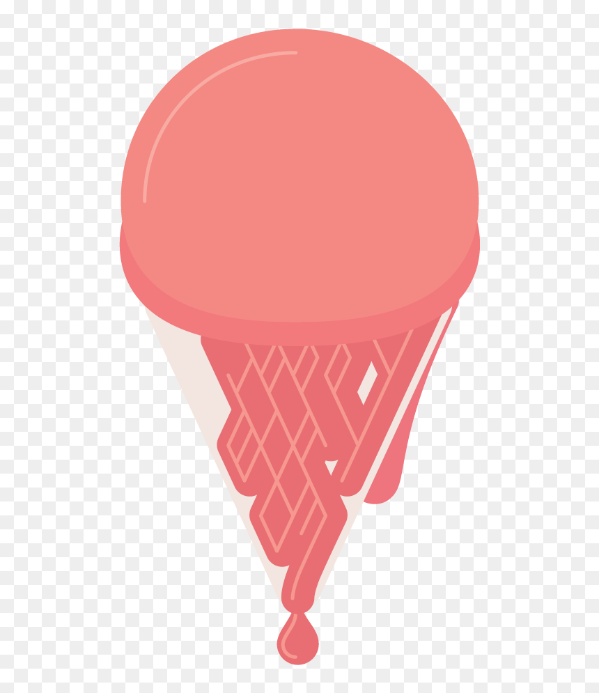 Friends Of Type - Ice Cream Cone, HD Png Download - ice cream cone png