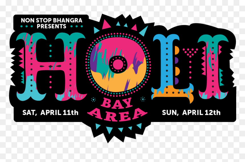 Holi Bay 2020 Mark - Graphic Design, HD Png Download - holi colors png
