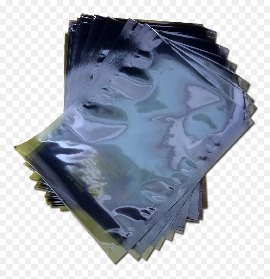 Transparent Static Shielding Bags, Esd Bags, 3 Mil - Graphic Design, HD Png Download - static png