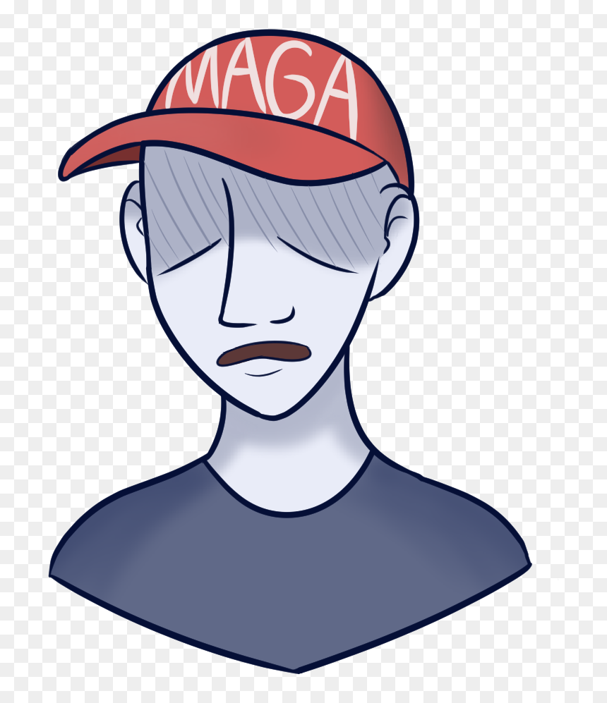 Is The Maga Hat The New Hood"
 Class="img Responsive - Cartoon, HD Png Download - make america great again hat png