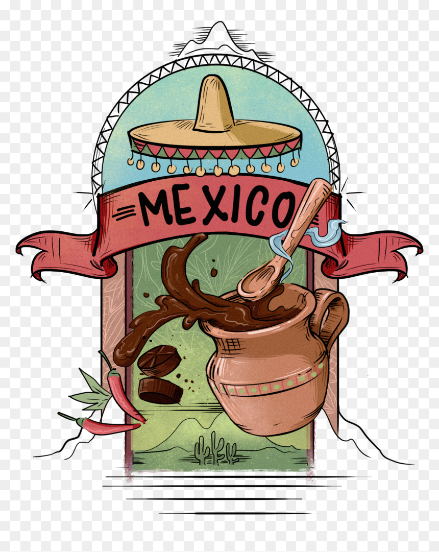 Mexico-choco - Cartoon, HD Png Download - mexico png