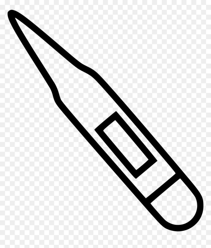 Thermometer - Thermometer Line Png, Transparent Png - thermometer png