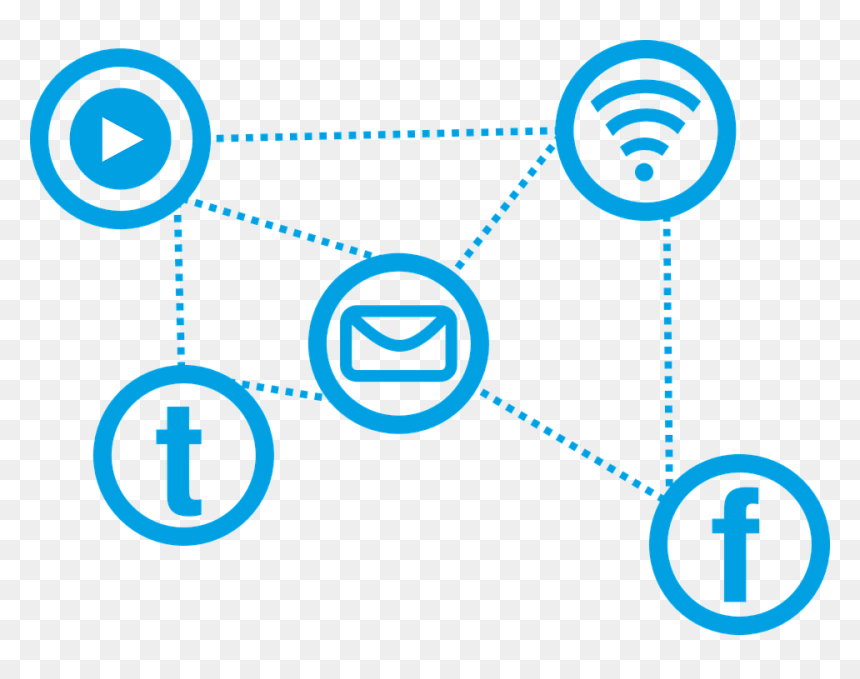 Media Sosial Vector Png, Transparent Png - social icons png