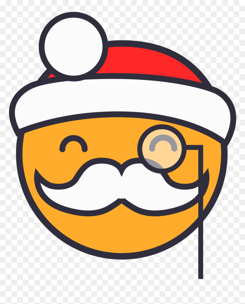 Monocle Santa Clipart , Png Download - Santa Claus, Transparent Png - monocle png