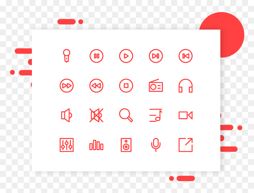Music Icon Symbol Music Icon Outline Line Icon App - Circle, HD Png Download - music icon png