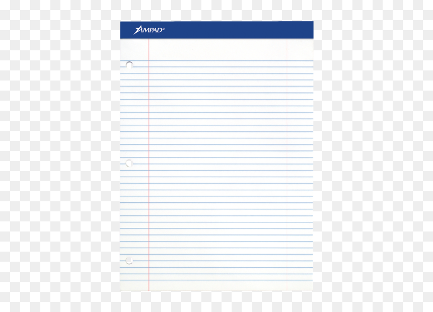 Notepad With Punch Holes, HD Png Download - notepad png