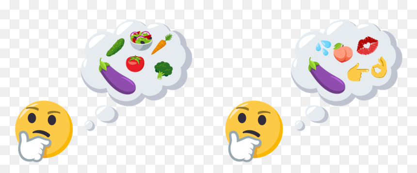 Be Careful When Using That Eggplant Emoji , Png Download - Cartoon, Transparent Png - eggplant emoji png
