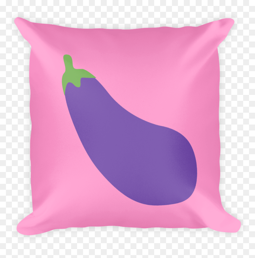 Eggplant Emoji Pillow Swish Embassy - Eggplant Emoji Pillow, HD Png Download - eggplant emoji png