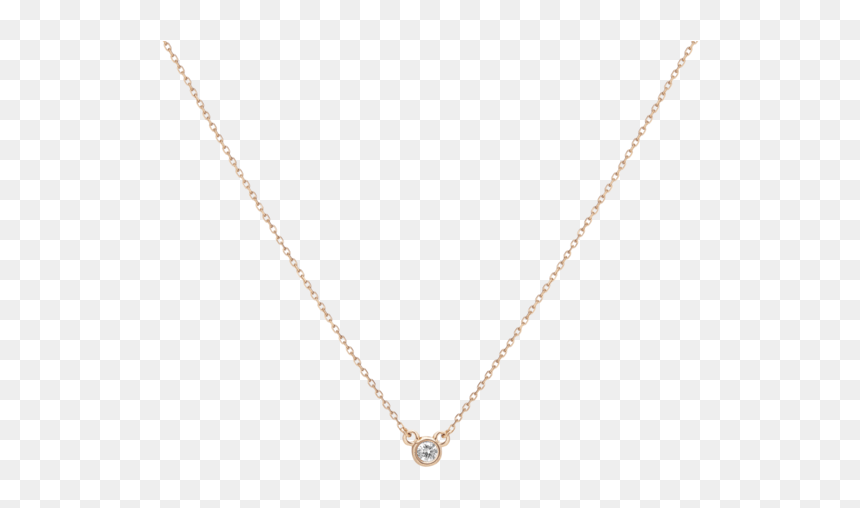 Diamond Bezel Necklace - Locket, HD Png Download - necklace png