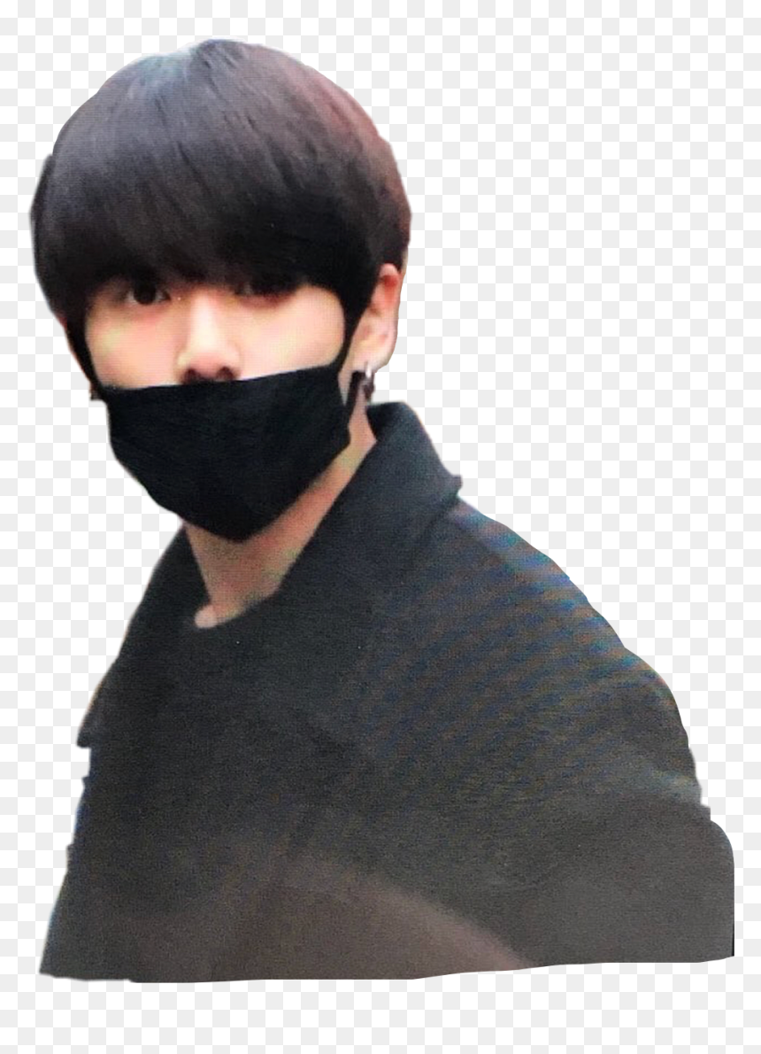 Jungkook Bts Black Jimin V Taehyung Ros - Human, HD Png Download - jungkook png