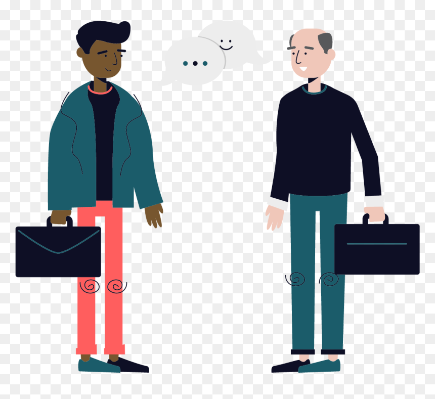 Illustration, HD Png Download - people standing and talking png