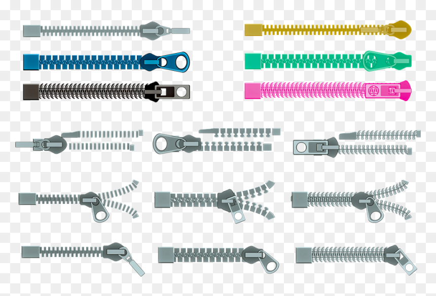 Boca Com Ziper Png, Transparent Png - zipper png