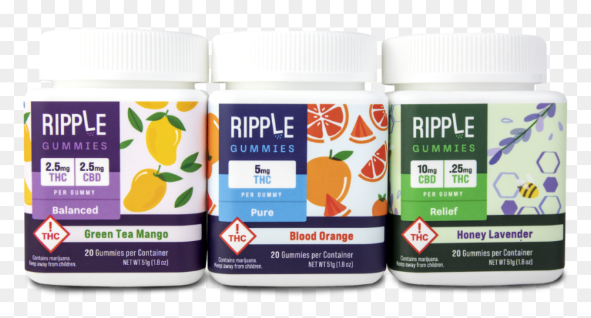 Ripple-gummies - Bee, HD Png Download - marijuana png